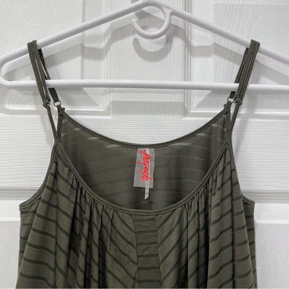 Free People Layered Sheer Striped Tank - Picture 3 of 15